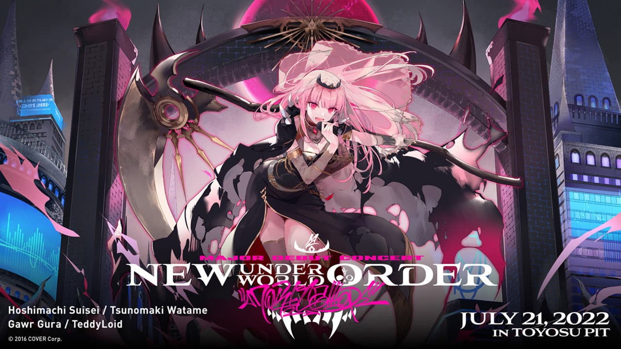 Backdrop – Mori Calliope Major Debut Concert “New Underworld Order”