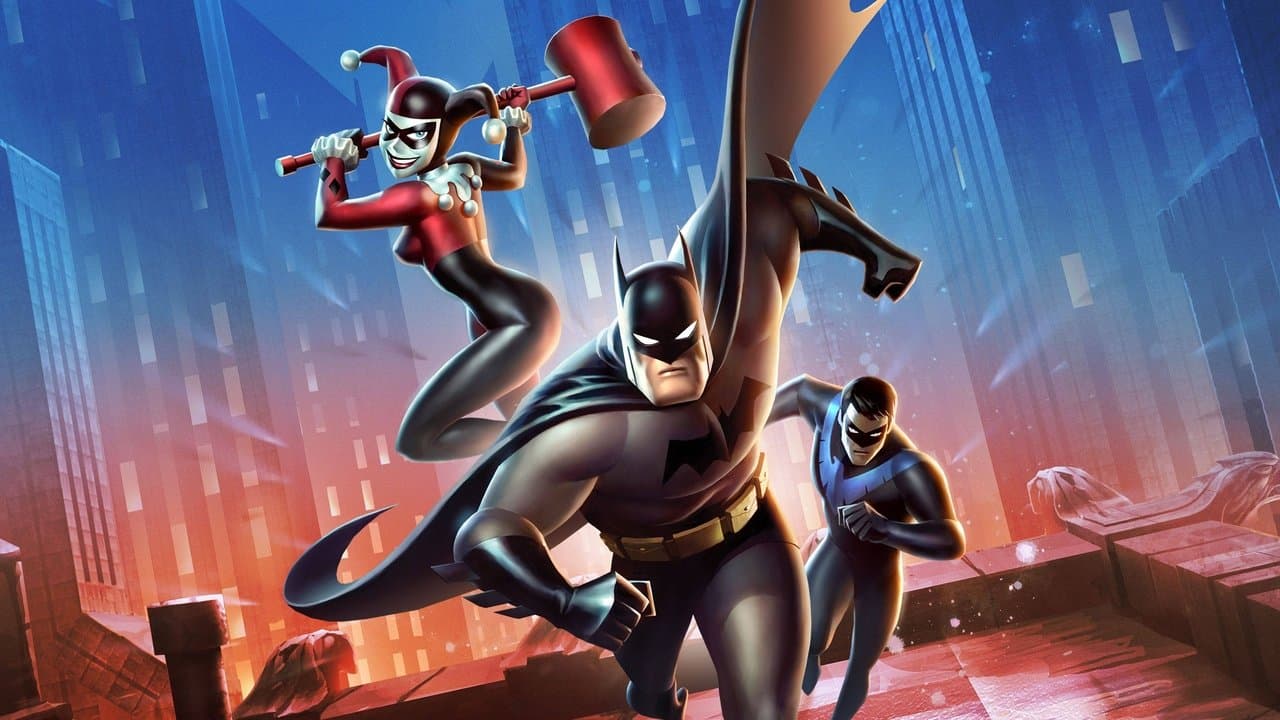 Backdrop – Batman und Harley Quinn