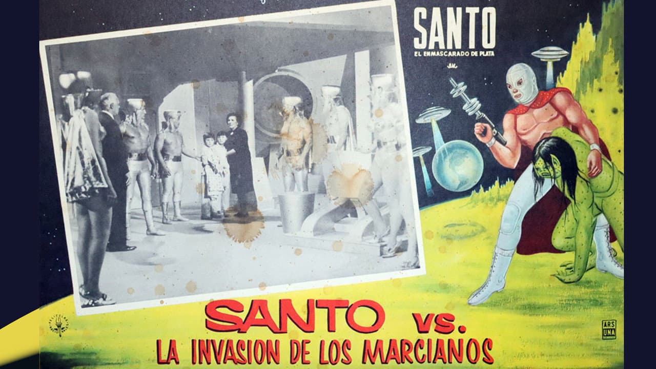 Backdrop – Santo el enmascarado de plata vs. la invasión de los marcianos