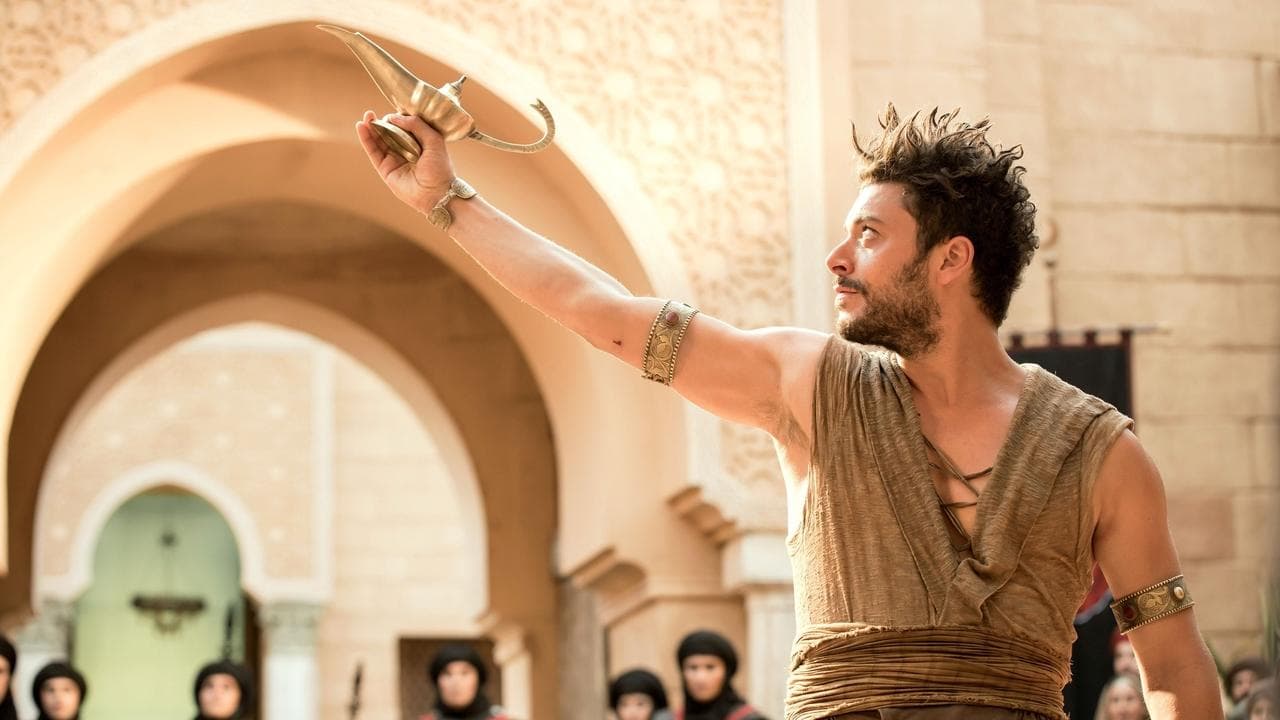 Backdrop – Aladin - Wunderlampe vs. Armleuchter