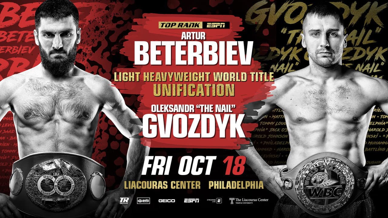 Backdrop – Artur Beterbiev vs. Oleksandr Gvozdyk