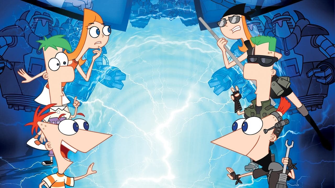 Backdrop – Phineas und Ferb - Quer durch die 2. Dimension