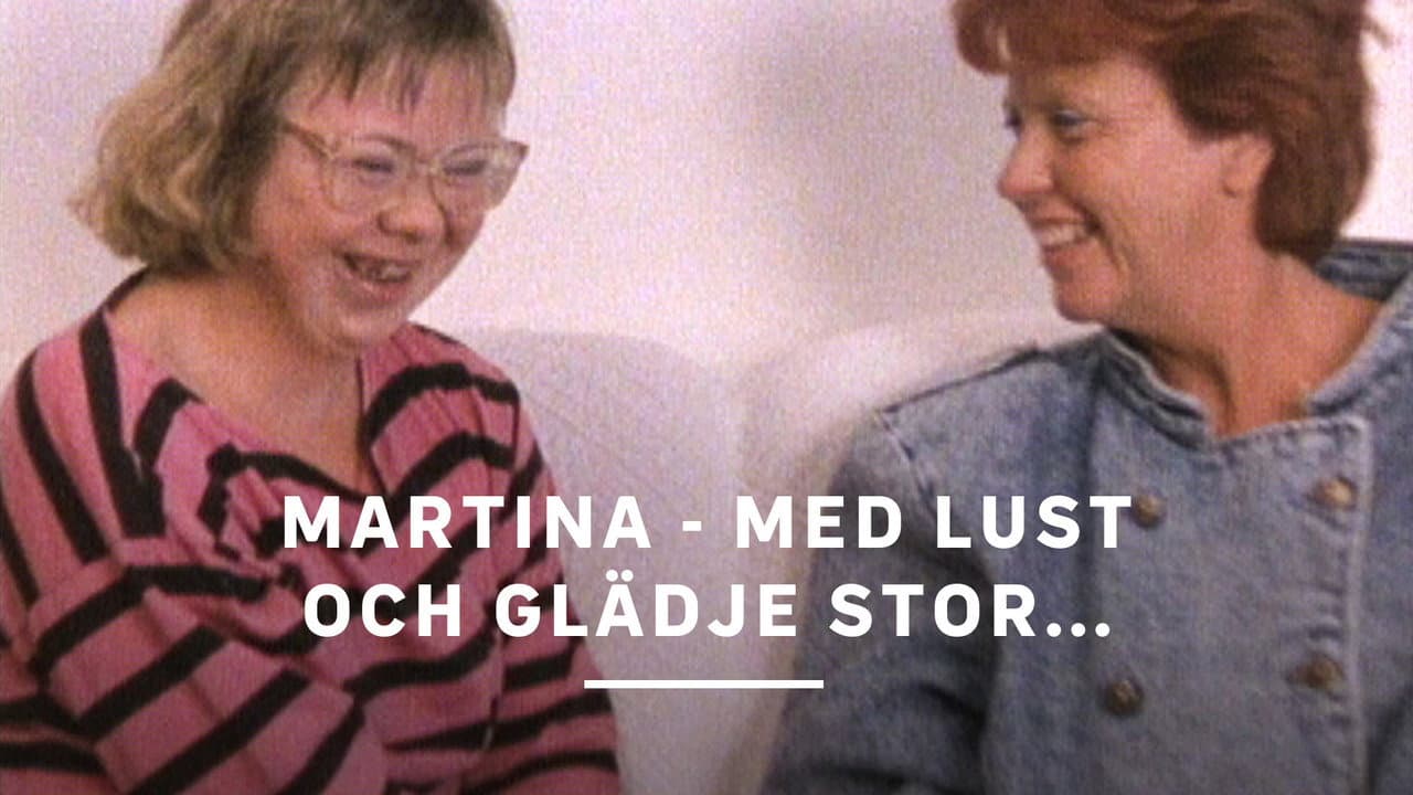 Backdrop – Martina - Med lust och glädje stor...
