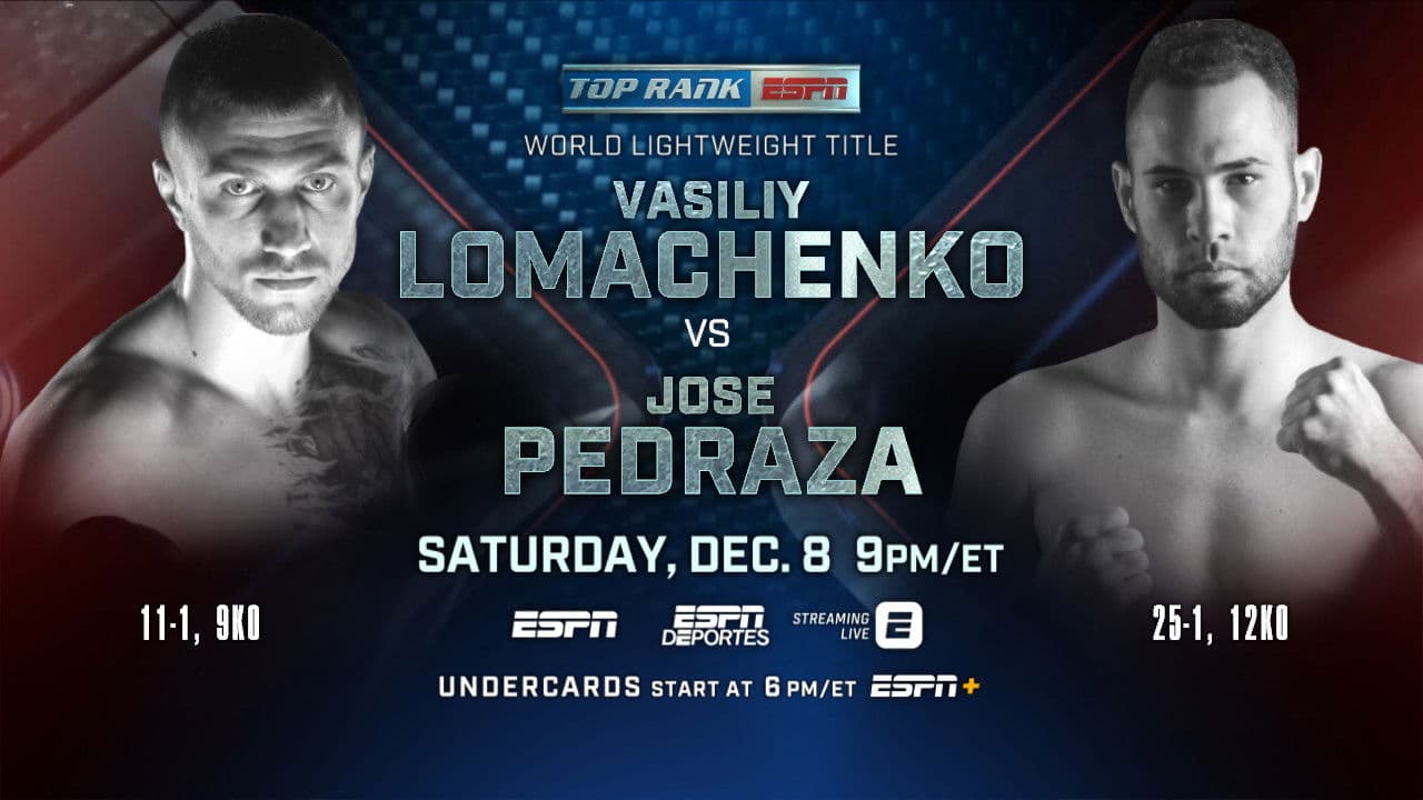 Backdrop – Vasyl Lomachenko vs. Jose Pedraza
