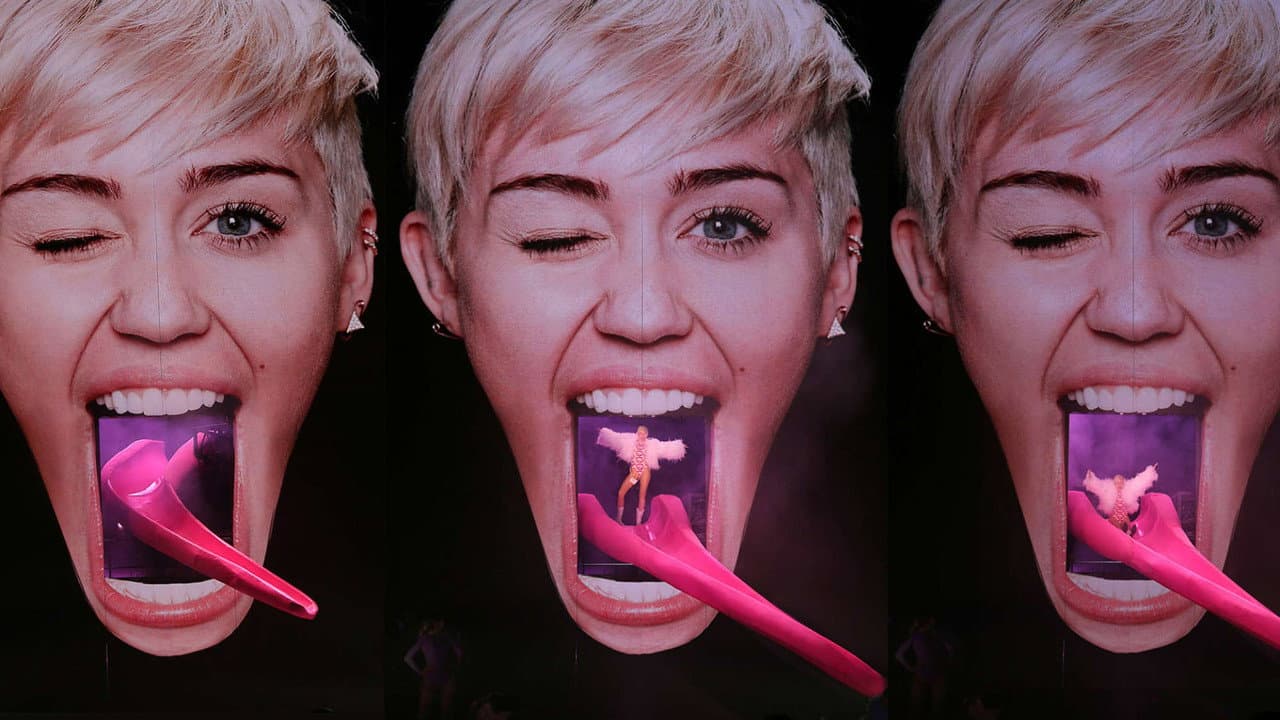 Backdrop – Miley Cyrus: Bangerz Tour