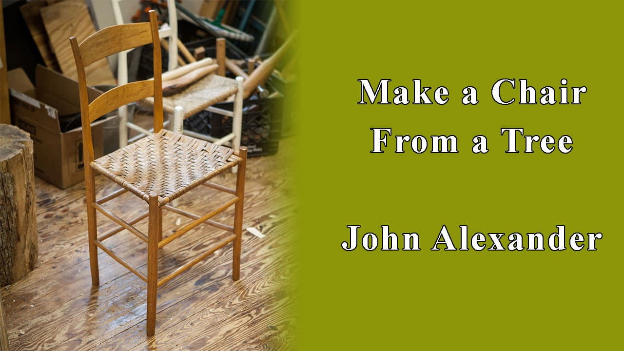 Backdrop – Make a Chair From a Tree