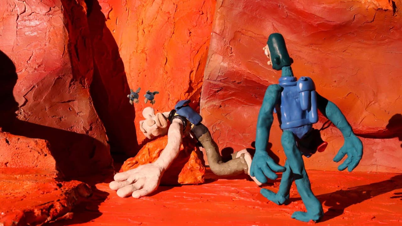 Backdrop – Spaceman Bruce in: The Temple of Oyche