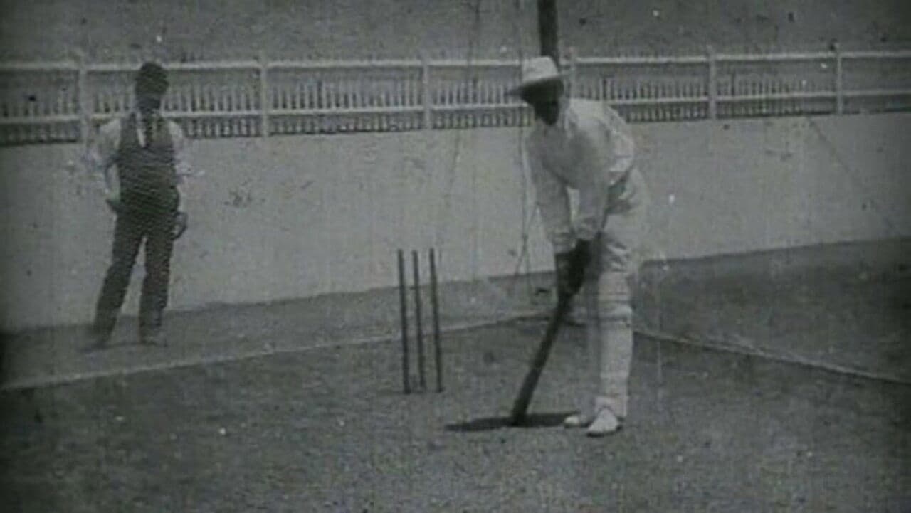 Backdrop – Prince Ranjitsinhji Practising Batting in the Nets