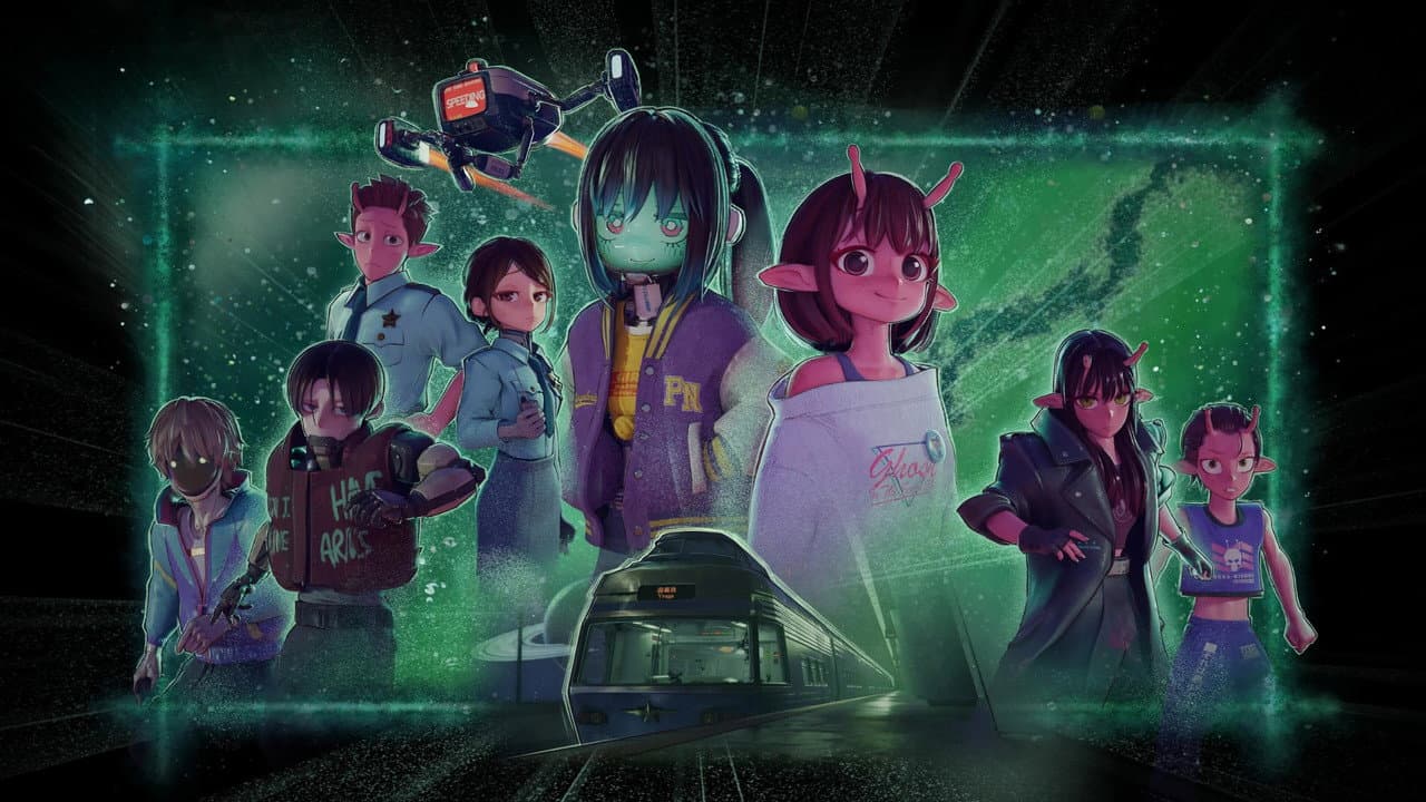 Backdrop – Milky Subway: The Galactic Express - The Movie