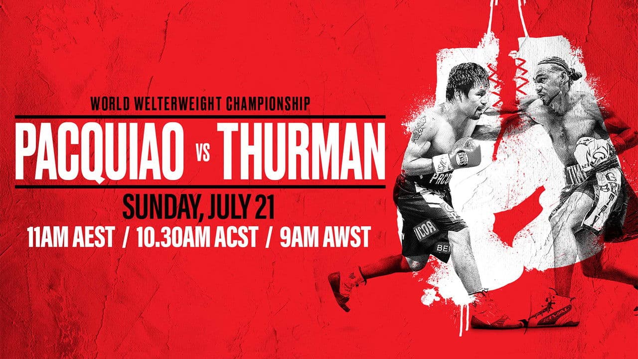 Backdrop – Manny Pacquiao vs. Keith Thurman