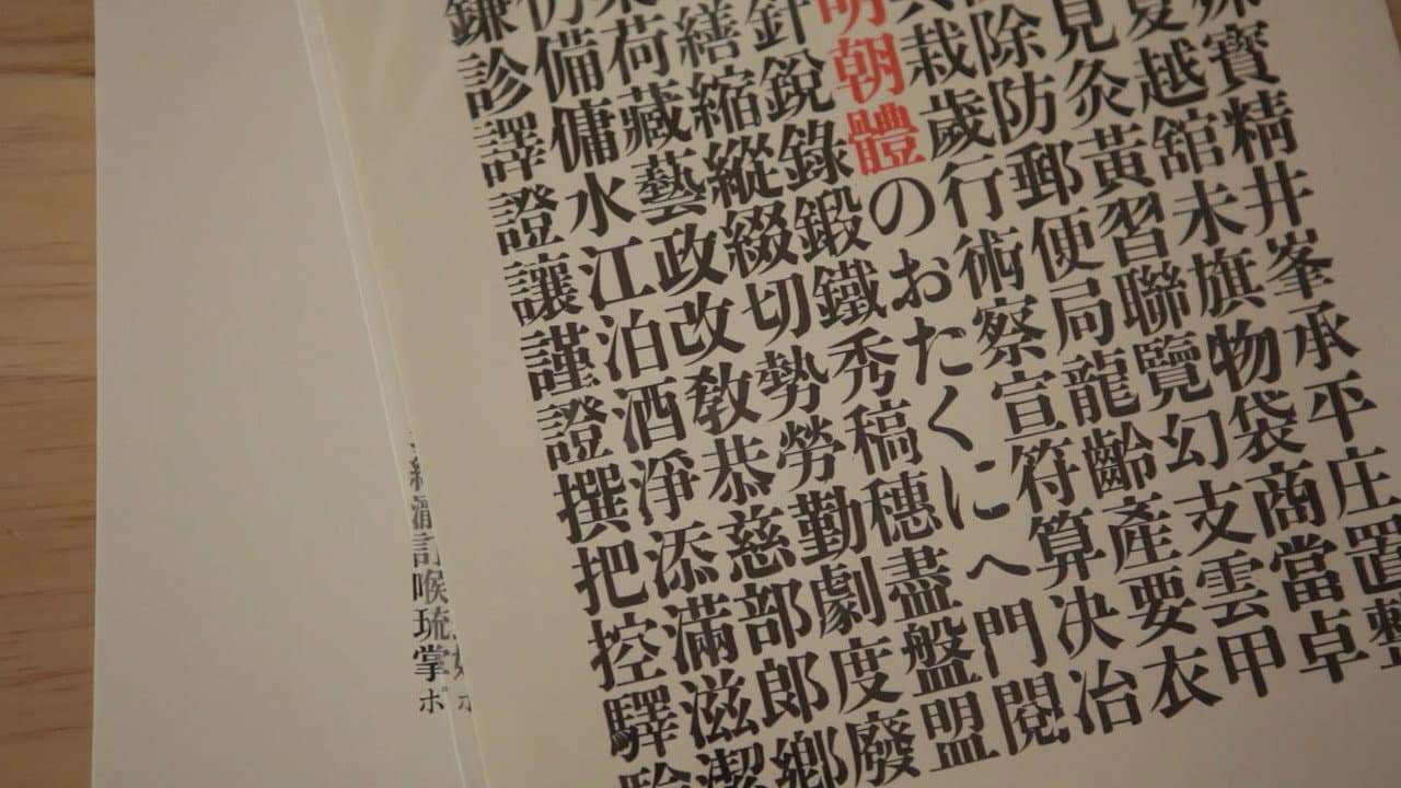 Backdrop – 漢字