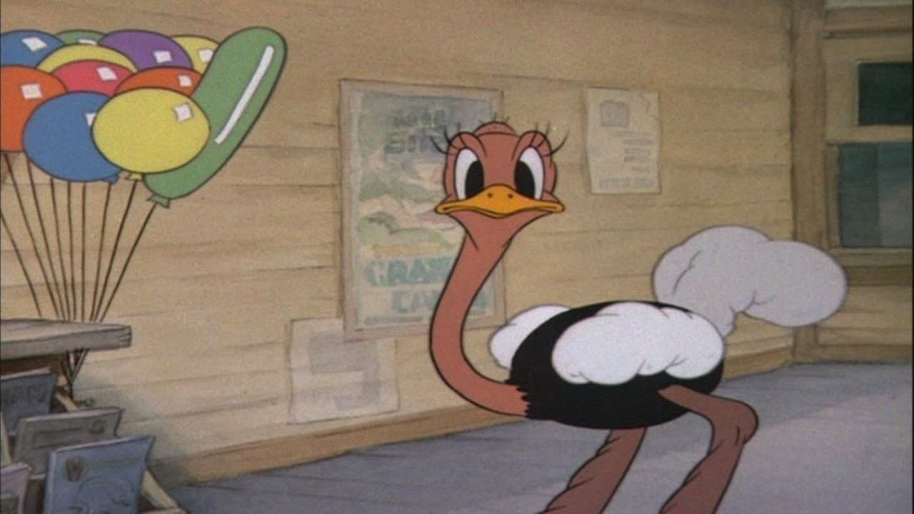 Backdrop – Donald und der Vogel Strauß