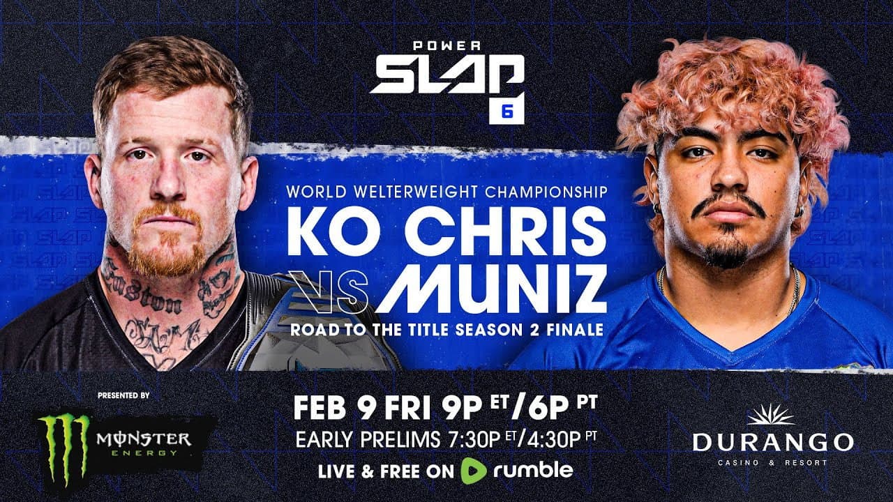 Backdrop – Power Slap 6: KO Chris vs. Muniz