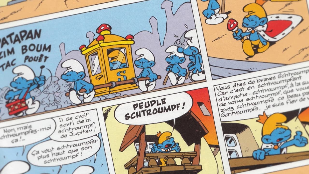 Backdrop – Die Schlümpfe — Grüße vom blauen Planeten