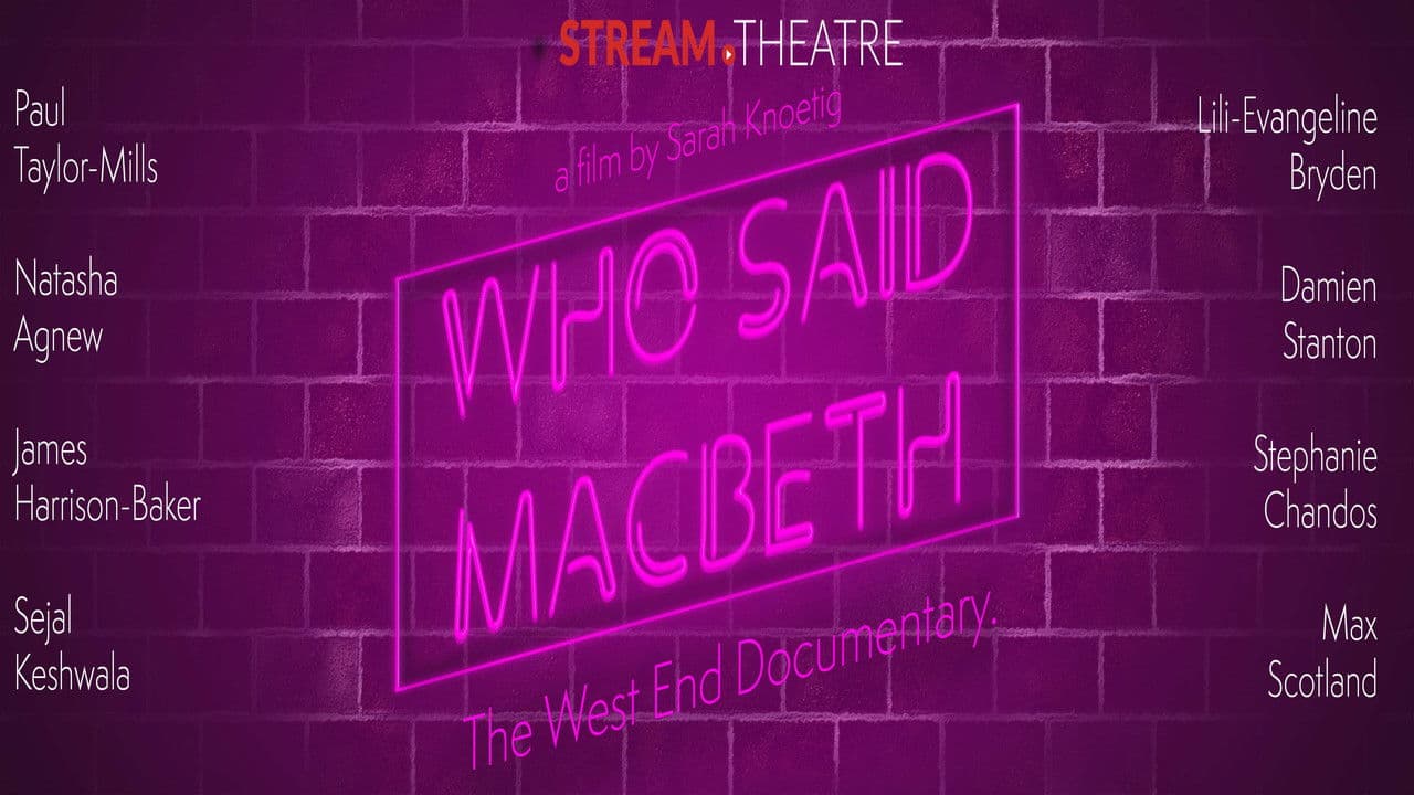 Backdrop – Who Said Macbeth