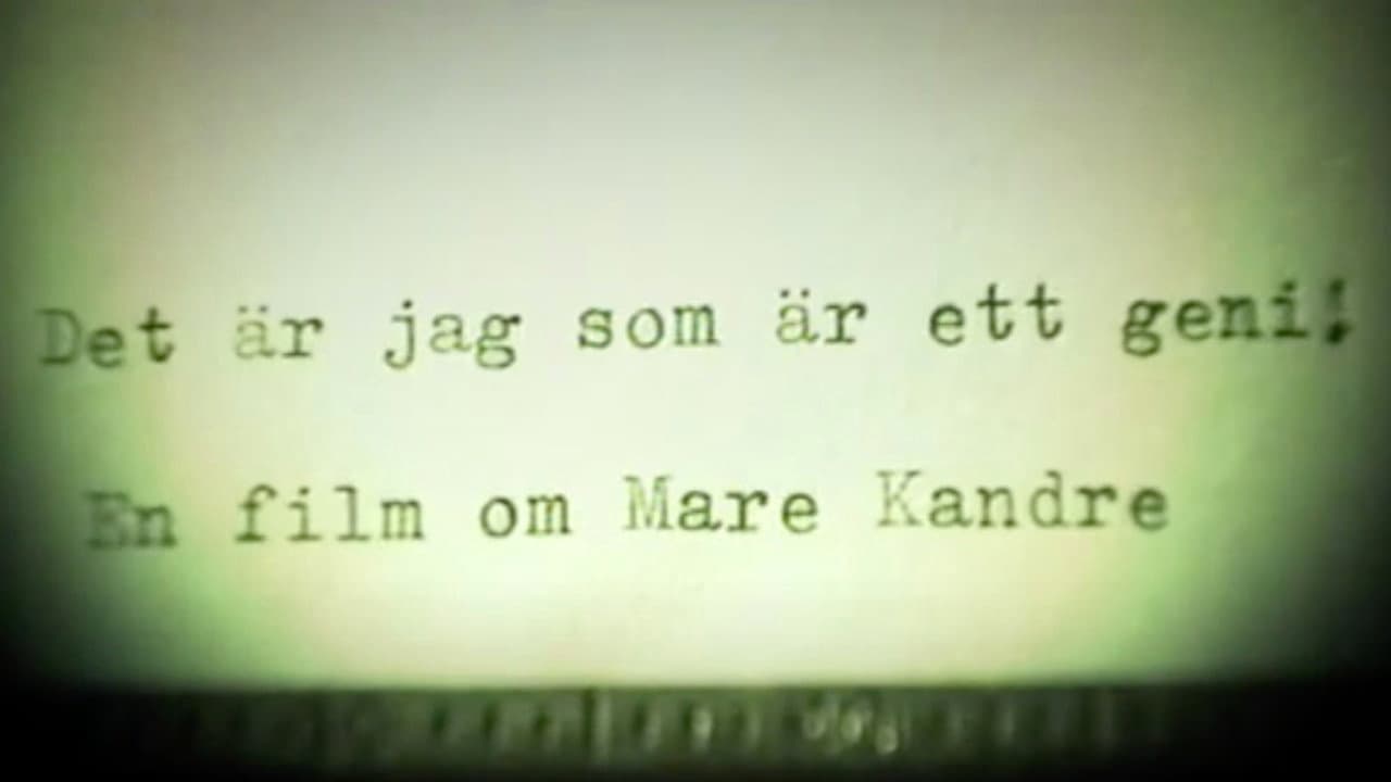 Backdrop – Mare Kandre - Det är jag som är ett geni!