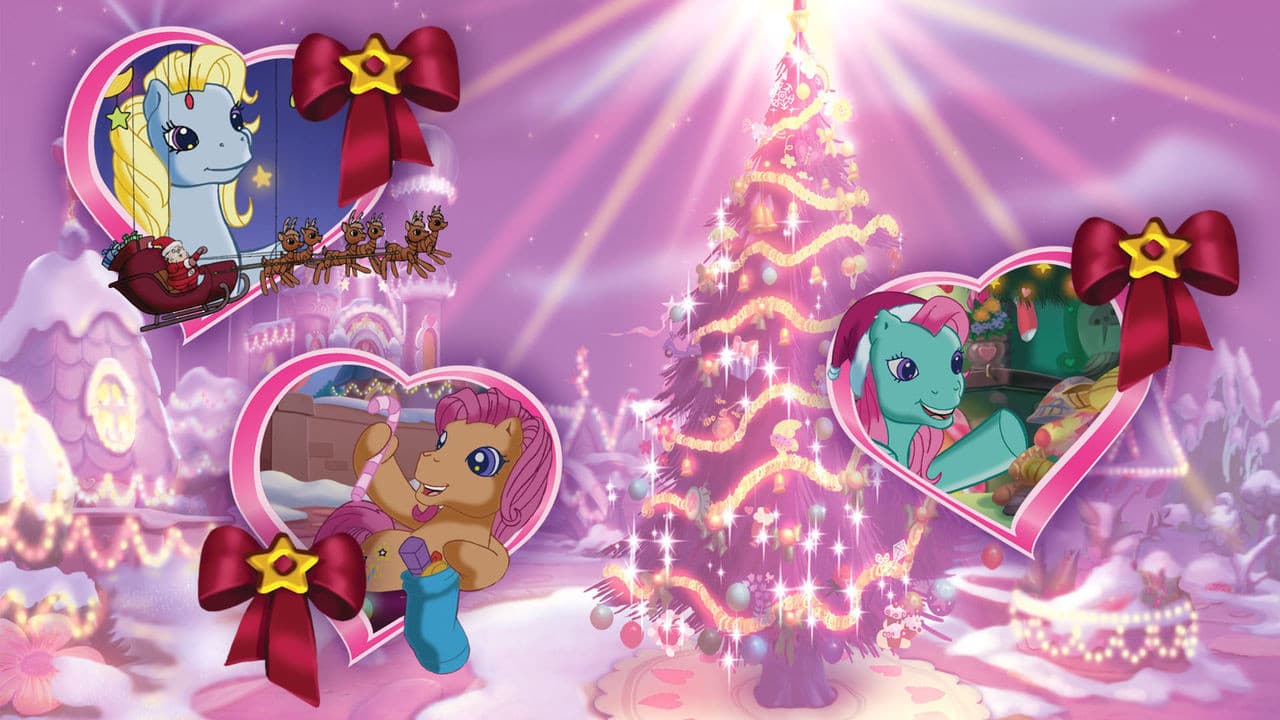 Backdrop – My Little Pony - Weihnachten im Ponyland
