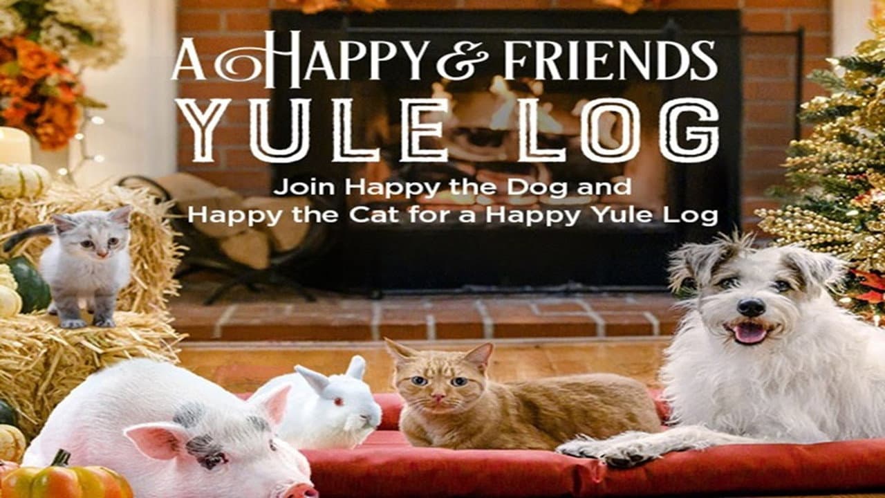 Backdrop – A Happy & Friends Yule Log