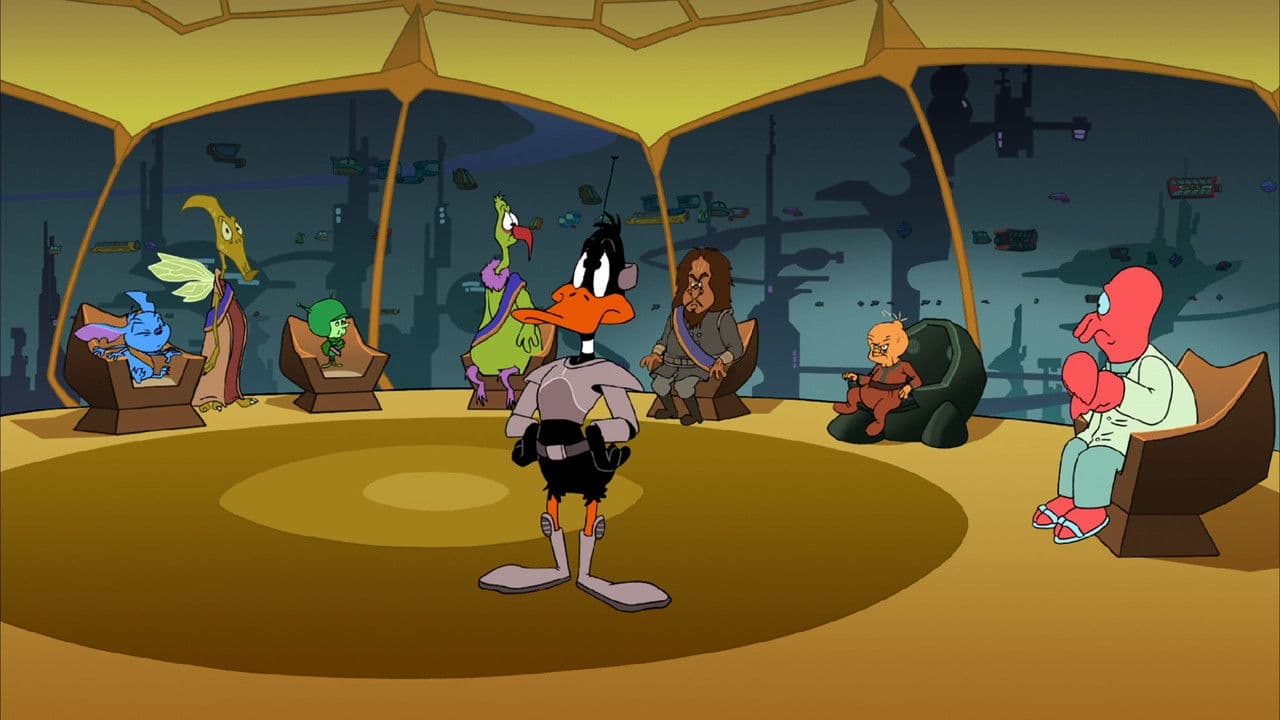 Backdrop – Duck Dodgers in Attack of the Drones