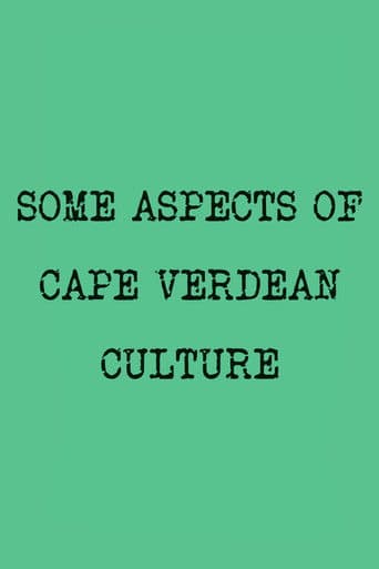 Some Aspects of Cape Verdean Culture