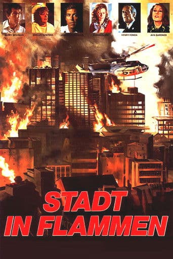 Stadt in Flammen