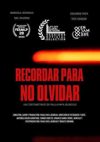 Recordar para no olvidar