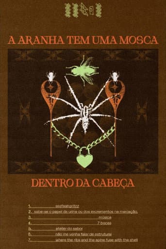 A aranha tem uma mosca dentro da cabeça
