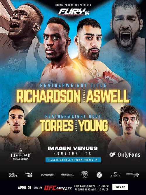 Fury FC 89: Richardson vs. Aswell