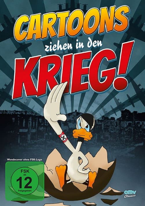 Cartoons ziehen in den Krieg