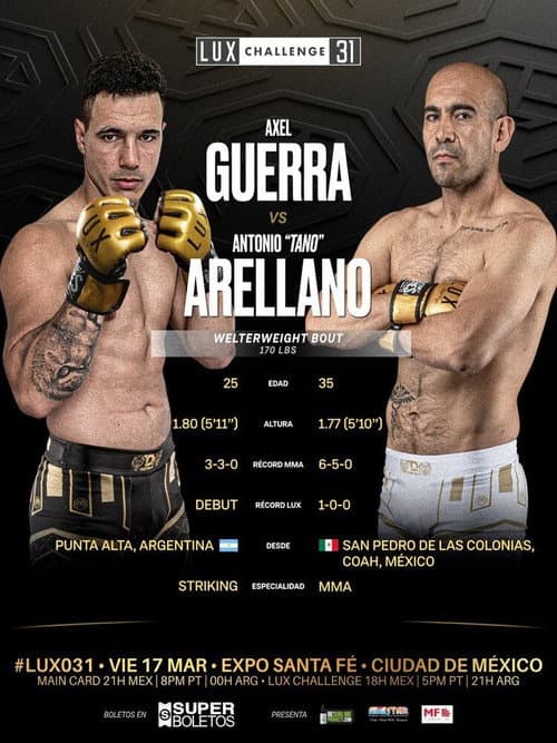 LUX Fight League 31