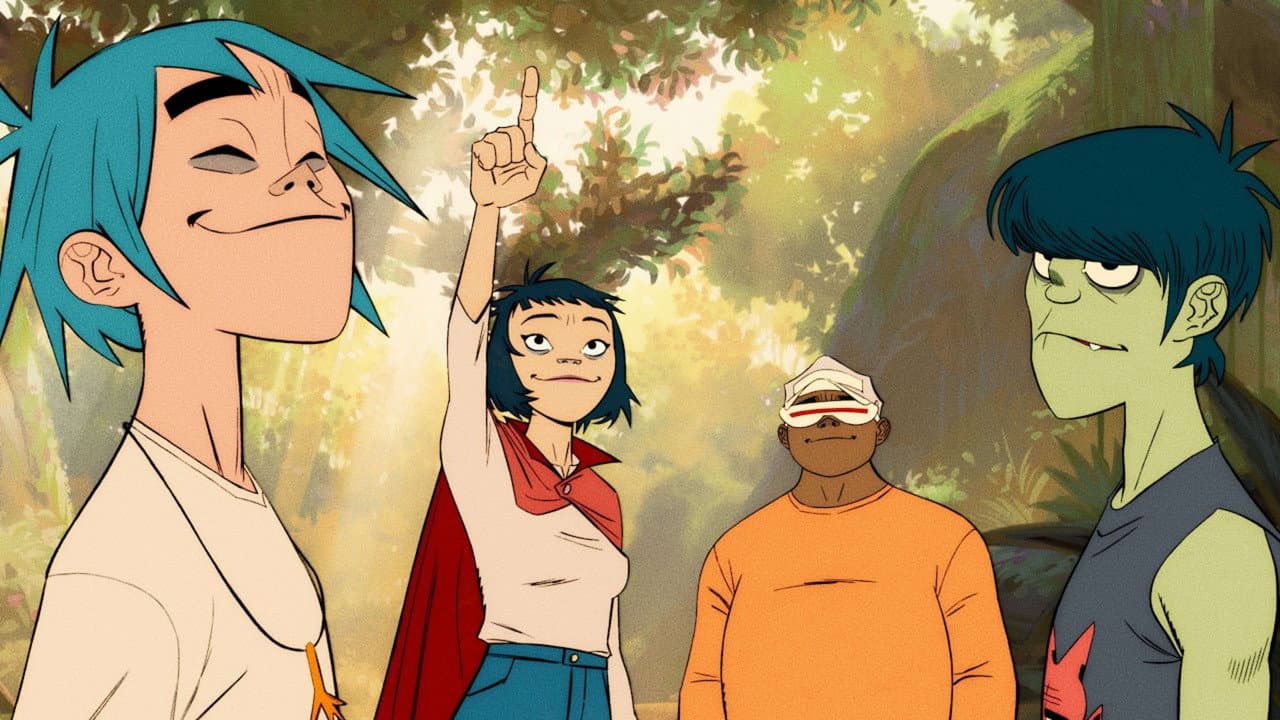 Backdrop – Gorillaz Present: The Mountain, The Moon Cave and The Sad God